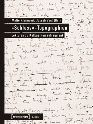 cover image of »Schloss«-Topographien